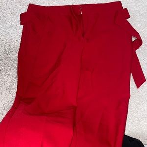 Brand new red dress pants never worn